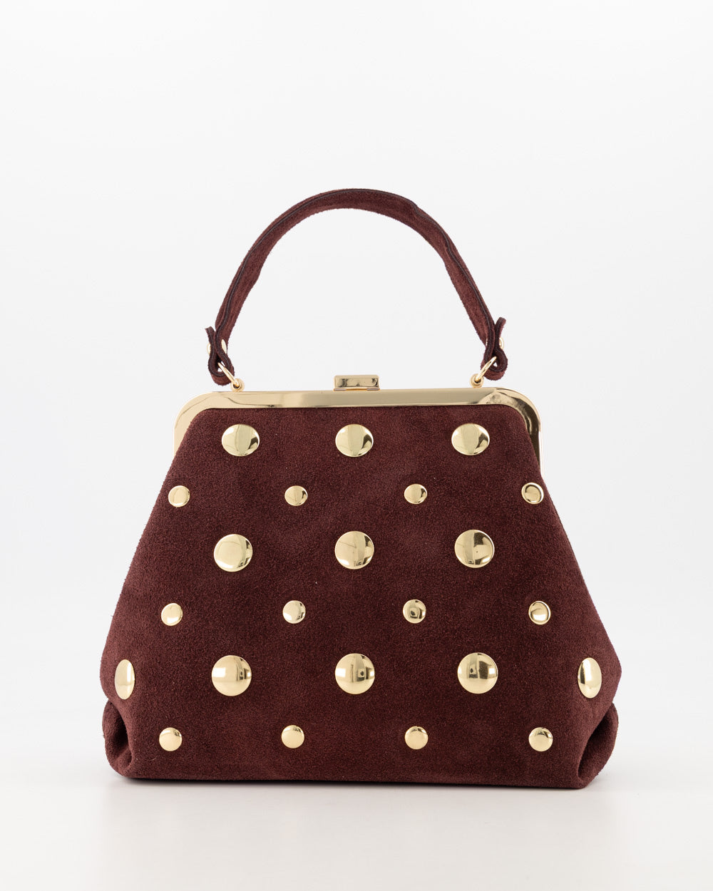 Clara Stud Suede Tas - Verschillende Kleuren