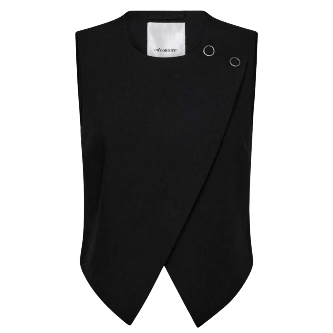 Vida Wrap Vest Zwart