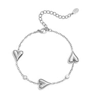 Afbeelding in Gallery-weergave laden, Bedelarmband met Hartjes - Verschillende Kleuren
