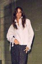 Load image into Gallery viewer, Haute Pure Cuff Tie Shirt

