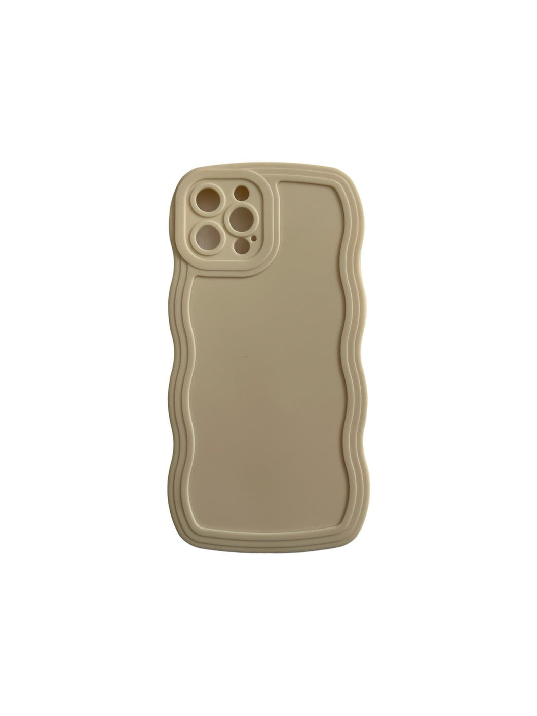 Bubbel IPhone Hoes Beige