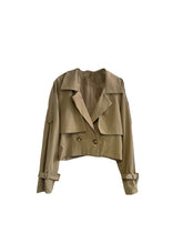 Load image into Gallery viewer, Ivy Cropped Trench Coat - Various Colors

