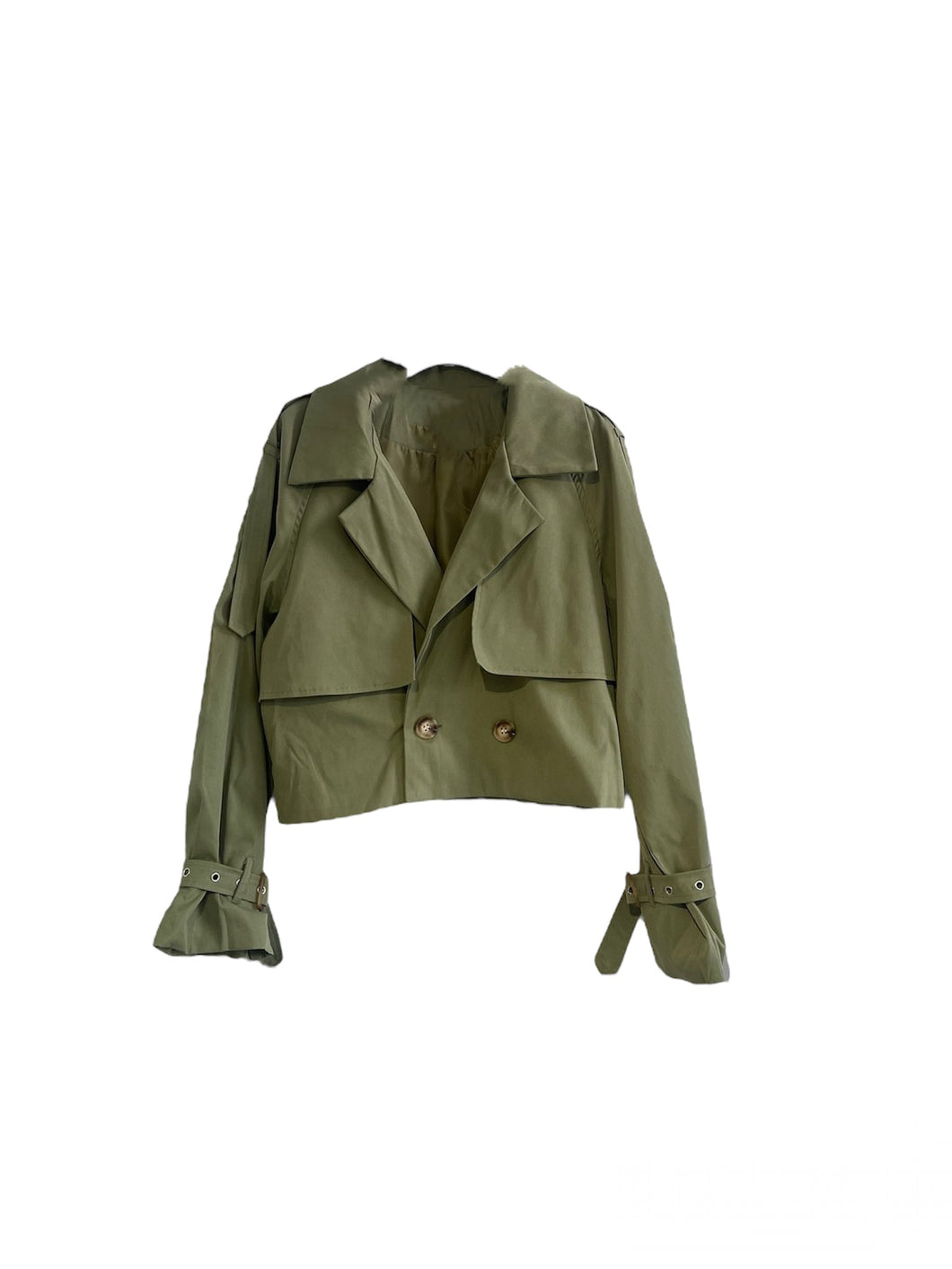 Ivy Cropped Trench Coat - Various Colors