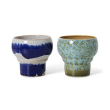 Load image into Gallery viewer, 70s ceramics: Lungo Mugs, Coral (set of 2)
