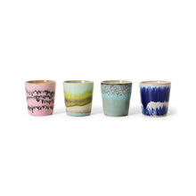 Load image into Gallery viewer, 70s Ceramics: egg cups, vibrance (set of 4)
