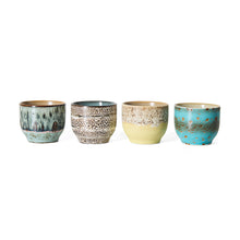 Load image into Gallery viewer, 70s Ceramics: Café Cups Lagoon
