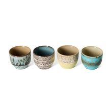 Load image into Gallery viewer, 70s Ceramics: Café Cups Lagoon

