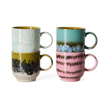Afbeelding in Gallery-weergave laden, 70s Ceramics: Koffie Mokken Calming S/4
