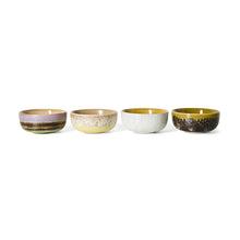 Afbeelding in Gallery-weergave laden, 70s Ceramics: tapas Kommen  Sweet  S/4
