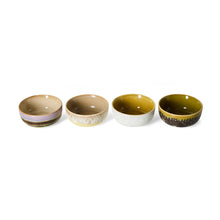 Afbeelding in Gallery-weergave laden, 70s Ceramics: tapas Kommen  Sweet  S/4
