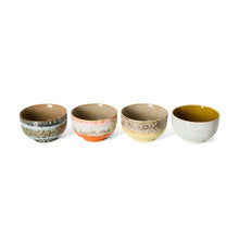 Afbeelding in Gallery-weergave laden, 70s Ceramics: Noodle Kommen Sunset (set van 4)
