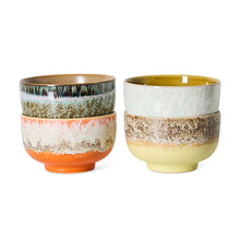 Afbeelding in Gallery-weergave laden, 70s Ceramics: Noodle Kommen Sunset (set van 4)
