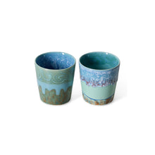 Afbeelding in Gallery-weergave laden, 70s Ceramics: Van Gogh Koffie Mokken self portrait, set of 2
