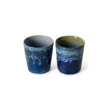 Afbeelding in Gallery-weergave laden, 70s Ceramics: Van Gogh Koffie Mokken S/2
