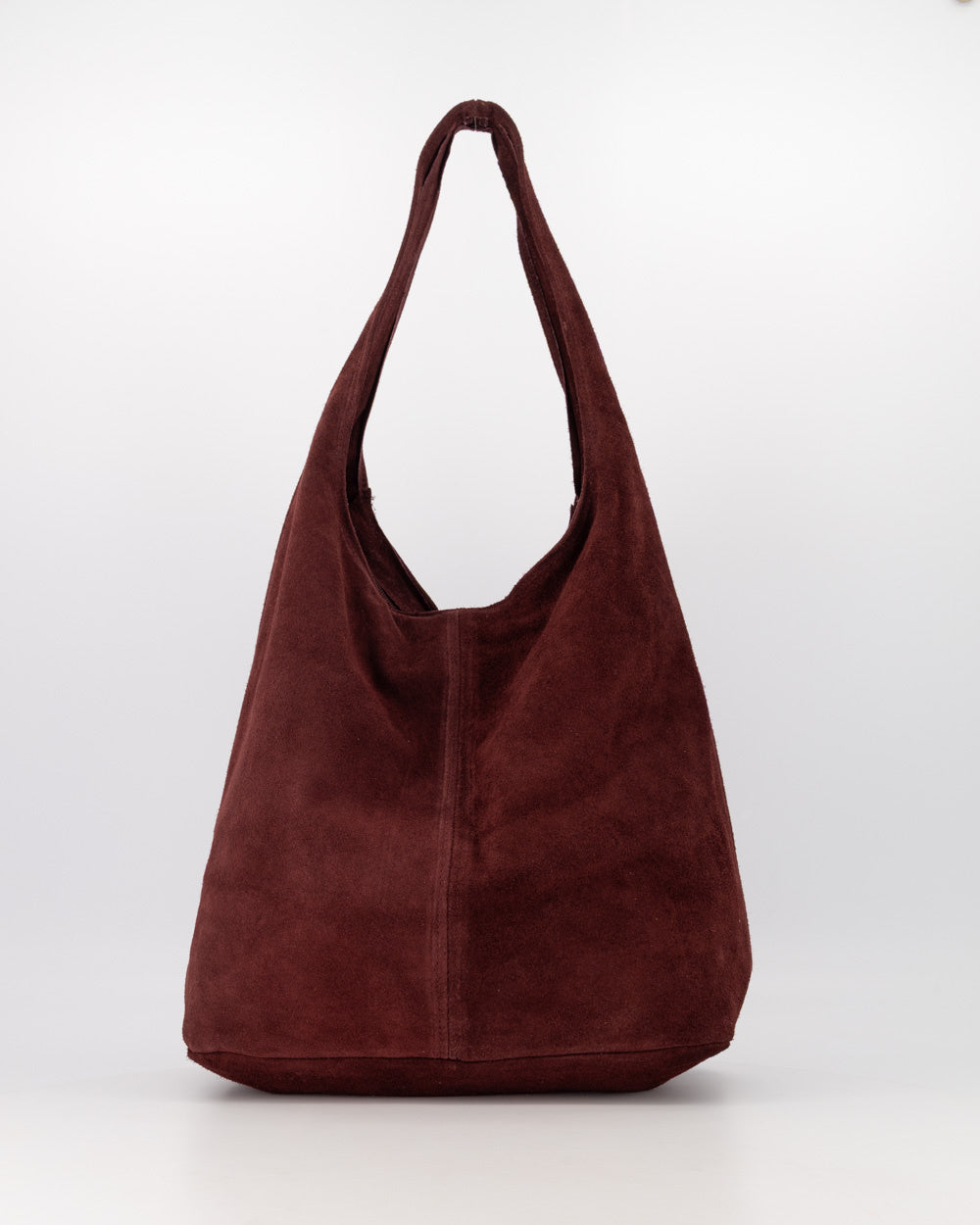 Loreen Suede Schouder Tas - Verschillende Kleuren
