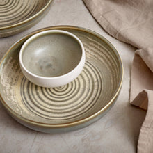 Load image into Gallery viewer, Chef &amp; Ceramics: Deep Plate Green/Grey

