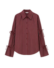 Afbeelding in Gallery-weergave laden, Emy Striped Blouse  Bordeaux
