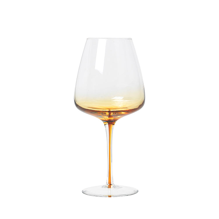 Wine Glass Amber Red - Different Colors