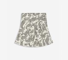 Load image into Gallery viewer, Alix Animal Paisley Skirt Black/White
