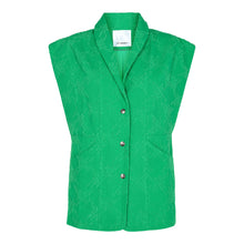 Load image into Gallery viewer, Harlow Distressed Vest Green
