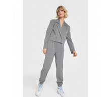 Load image into Gallery viewer, Sporty Check Pants Grey
