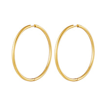 Load image into Gallery viewer, Simple Hoops - Gold, Silver
