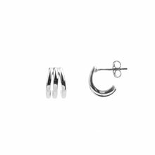 Load image into Gallery viewer, Creool 3 Split Earing Silver
