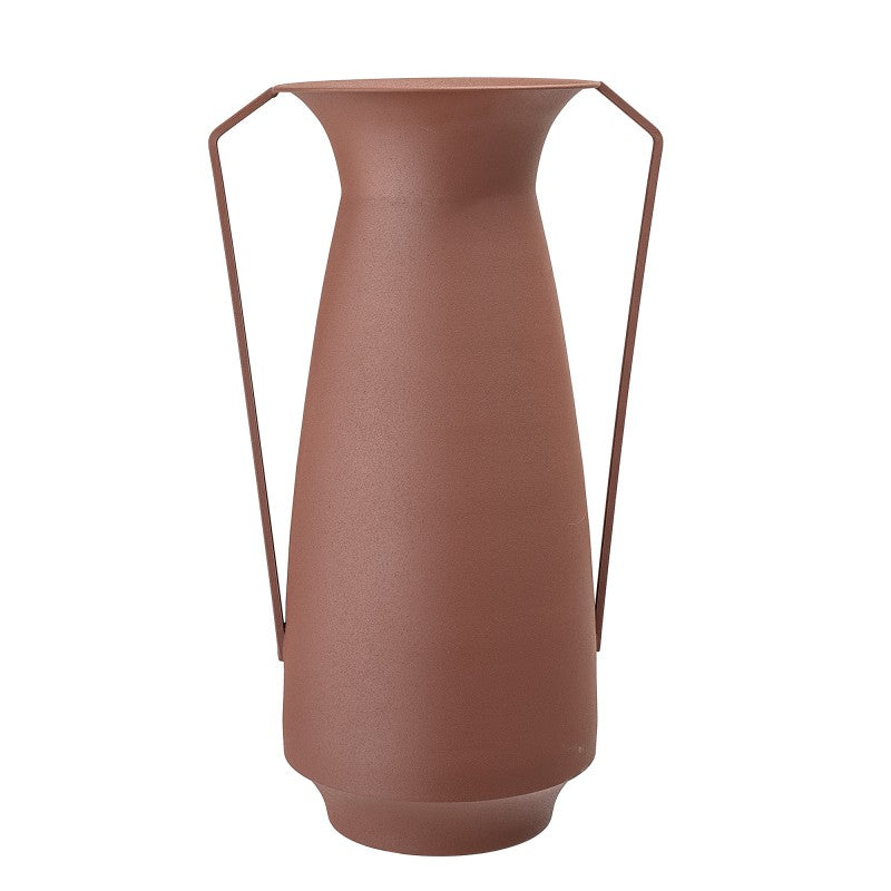 Metal Vase Brown