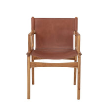 Load image into Gallery viewer, Ollie Lounge Chair, Brown, Leather
