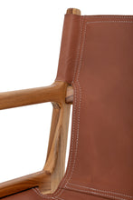 Load image into Gallery viewer, Ollie Lounge Chair, Brown, Leather
