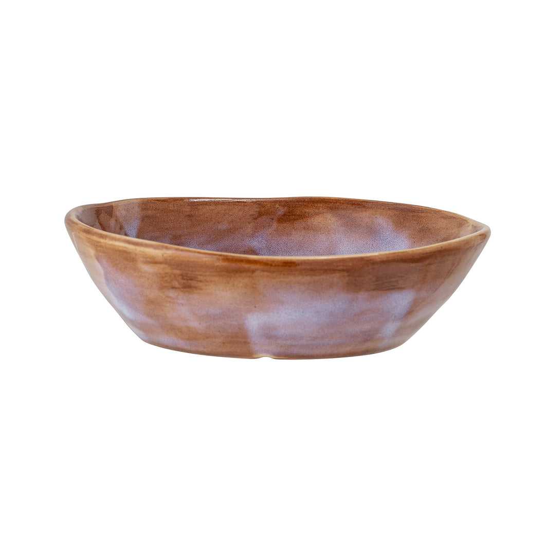 Lotus Bowl, Brown, Stoneware