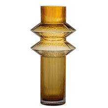 Load image into Gallery viewer, Corna Vase, Brown, Glass
