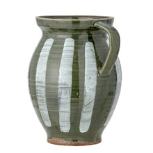 Load image into Gallery viewer, Frigg Vase, Green, Stoneware
