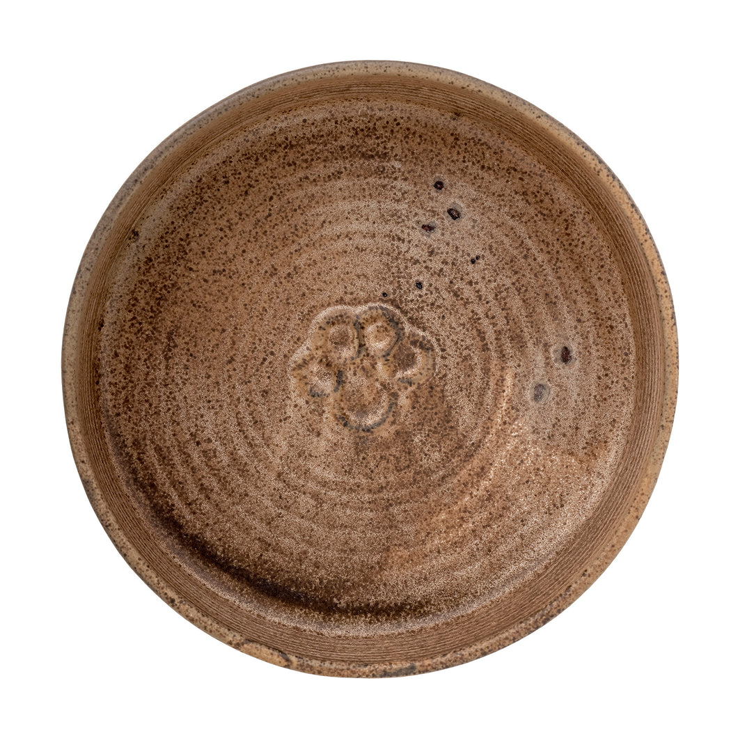 Buddy Pet Bowl, Brown, Stoneware