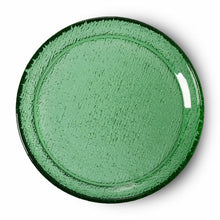 Load image into Gallery viewer, The Emeralds: Glass Side Plate, Green  S/2

