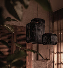 Load image into Gallery viewer, Barrel Hanging Lamp Charcoal
