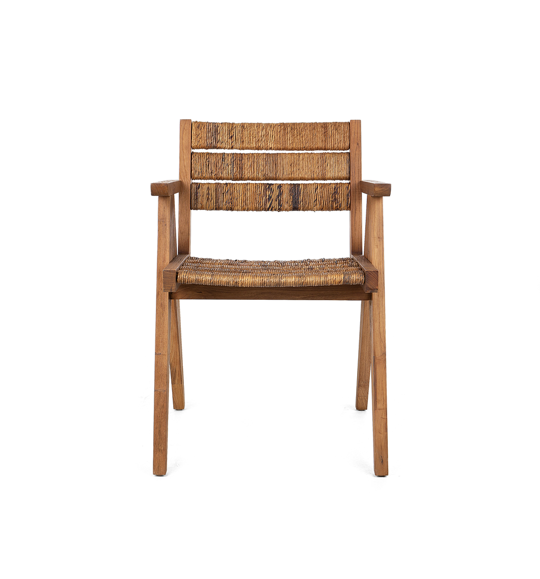 Brawny Dining Chair With Armrest