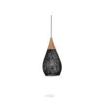 Load image into Gallery viewer, Horn Hanging Lamp Charcoal
