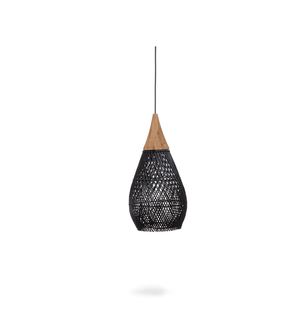 Horn Hanging Lamp Charcoal