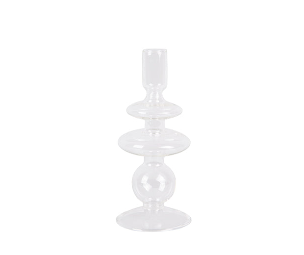 Candle Holder Glass Rings Medium - Different Colors 