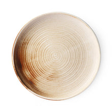 Load image into Gallery viewer, Home Chef Ceramic: Dinner Plate Creme/Brown
