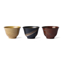 Load image into Gallery viewer, Kyoto Ceramics: Matcha Bowls S/3
