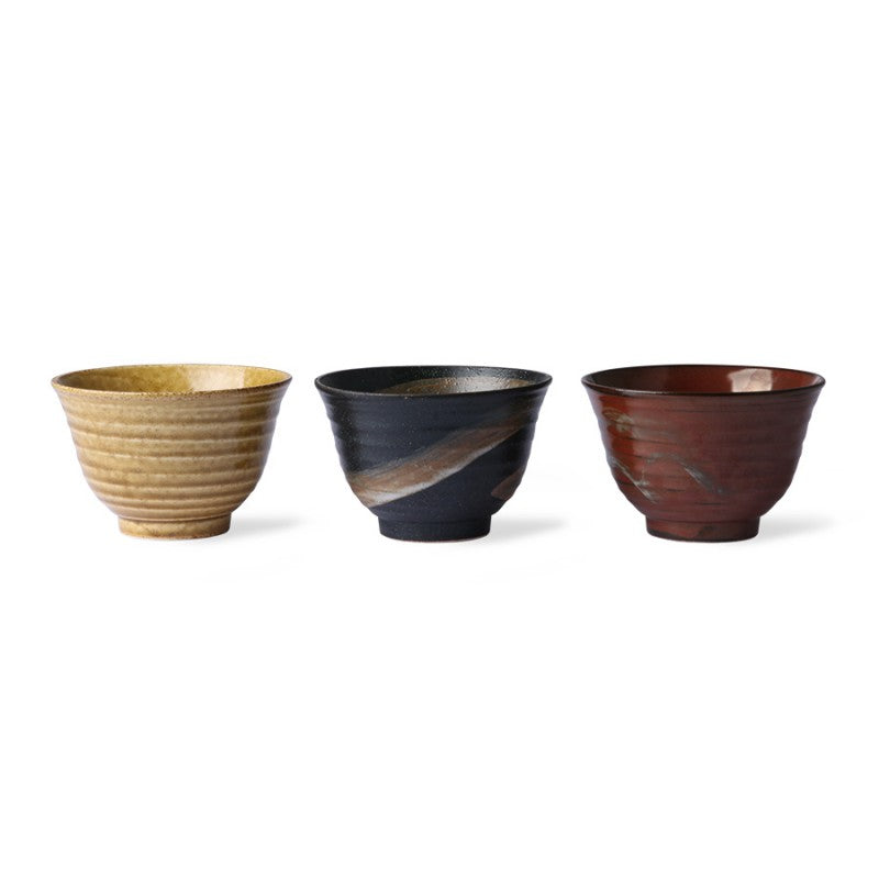 Kyoto Ceramics: Matcha Bowls S/3