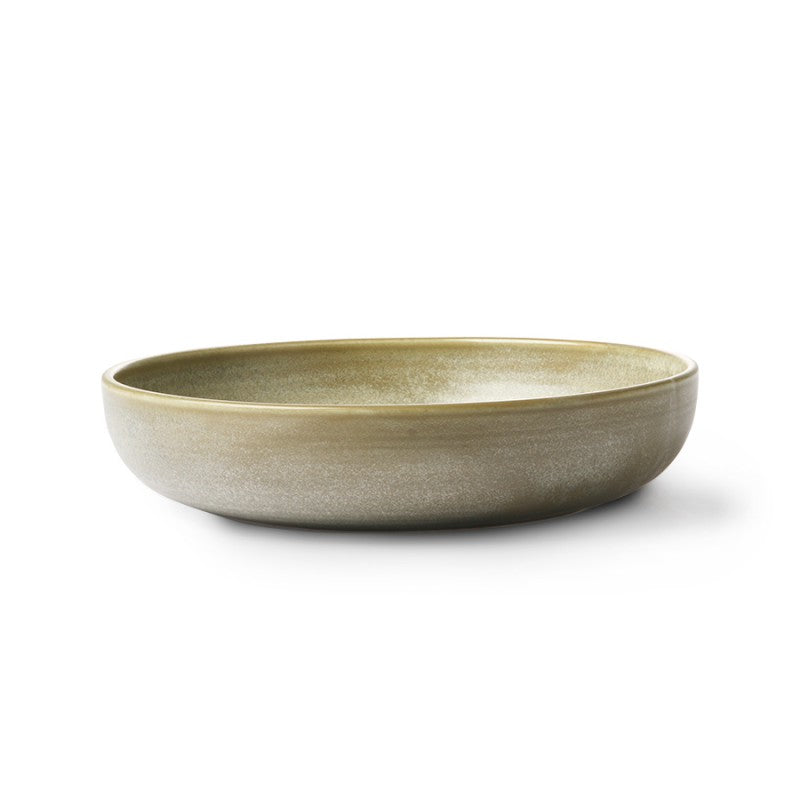 Chef & Ceramics: Deep Plate Green/Grey