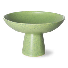 Load image into Gallery viewer, The Emeralds: Ceramic Bowl On Base M Pistachio
