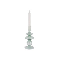 Load image into Gallery viewer, Candle Holder Glass Rings Medium - Different Colors 
