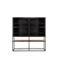 Load image into Gallery viewer, Salvage Cabinet 8 Glass Doors
