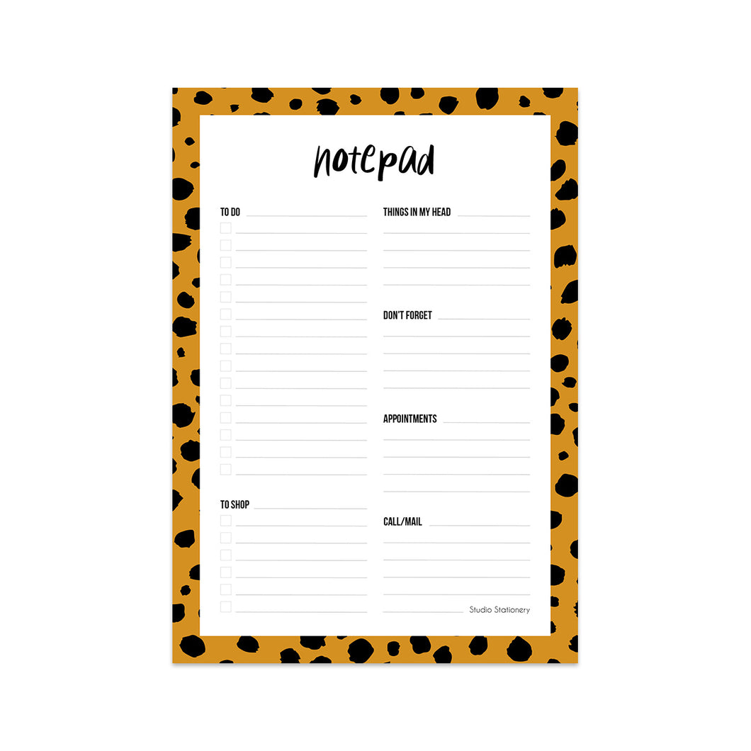 Cheetah Notepad