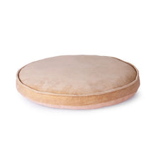 Load image into Gallery viewer, Velvet Seat Cushion Round Peach
